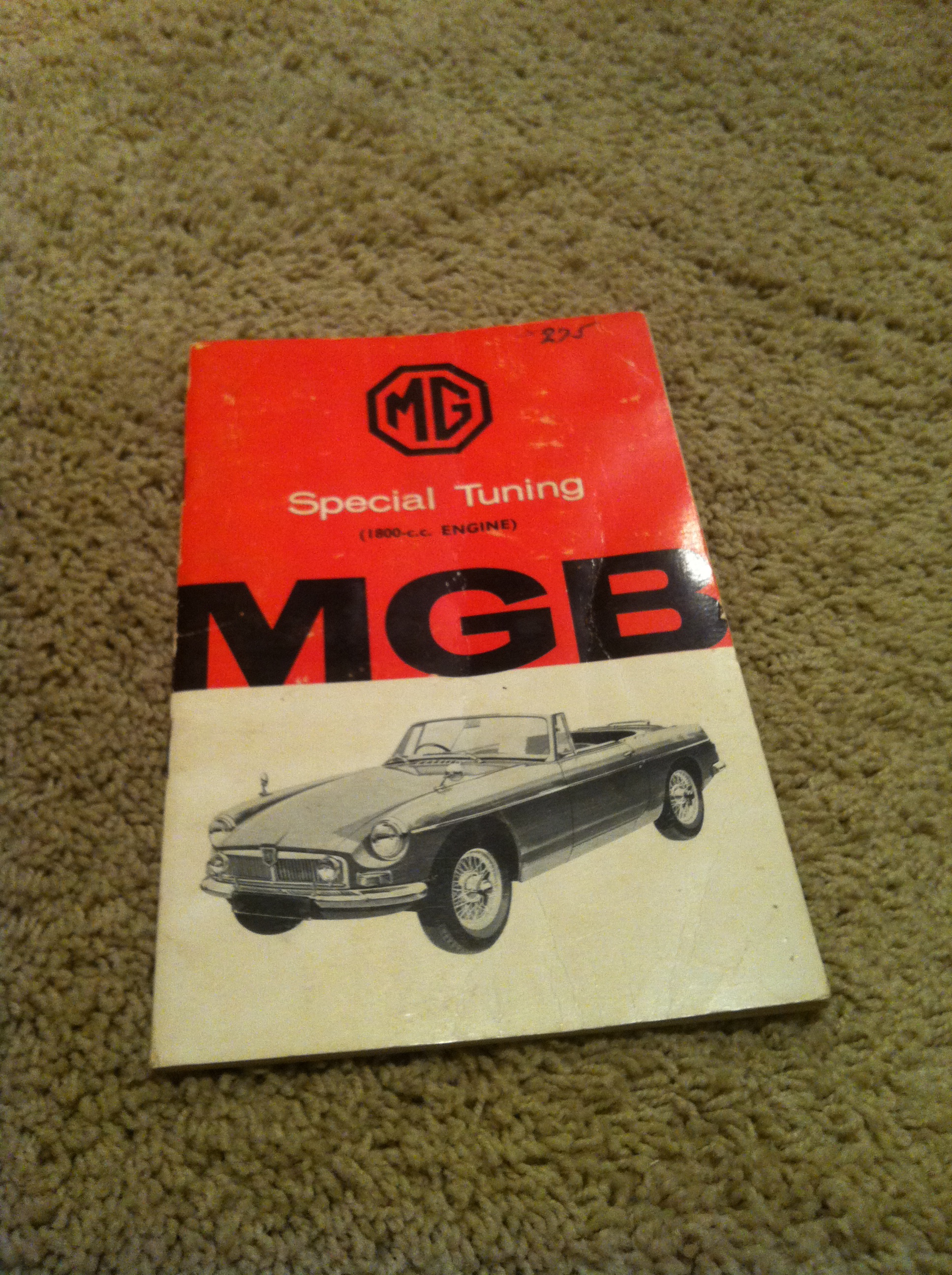 Special Tuning manual I have a later reprint of the same literature